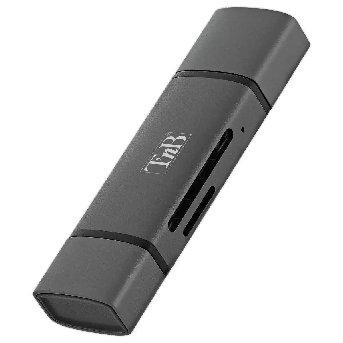 Lecteur Cartes 3 ports USB 3.0 - Aluminium - T'NB