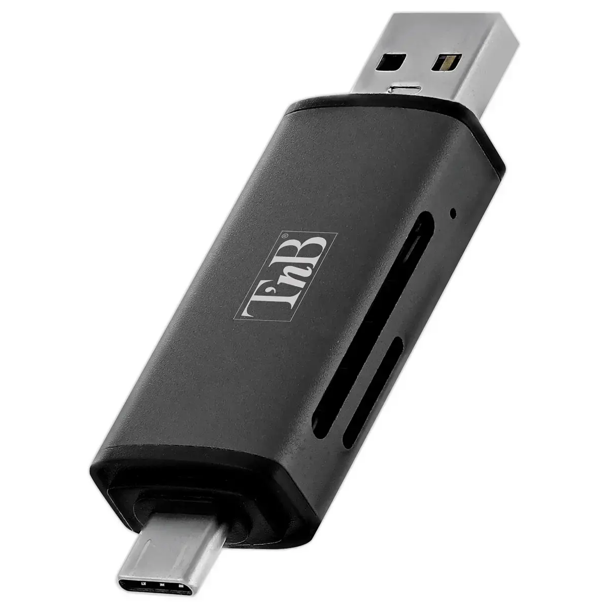 Lecteur Cartes 3 ports USB 3.0 - Aluminium - T'NB