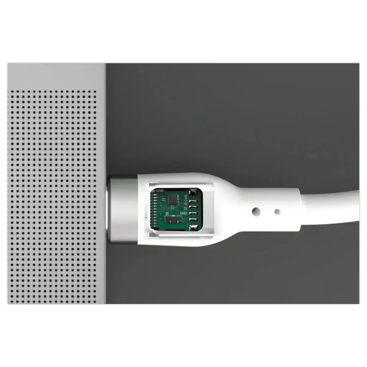 Câble USB-C 240W 1M - Blanc - HYPERTEC