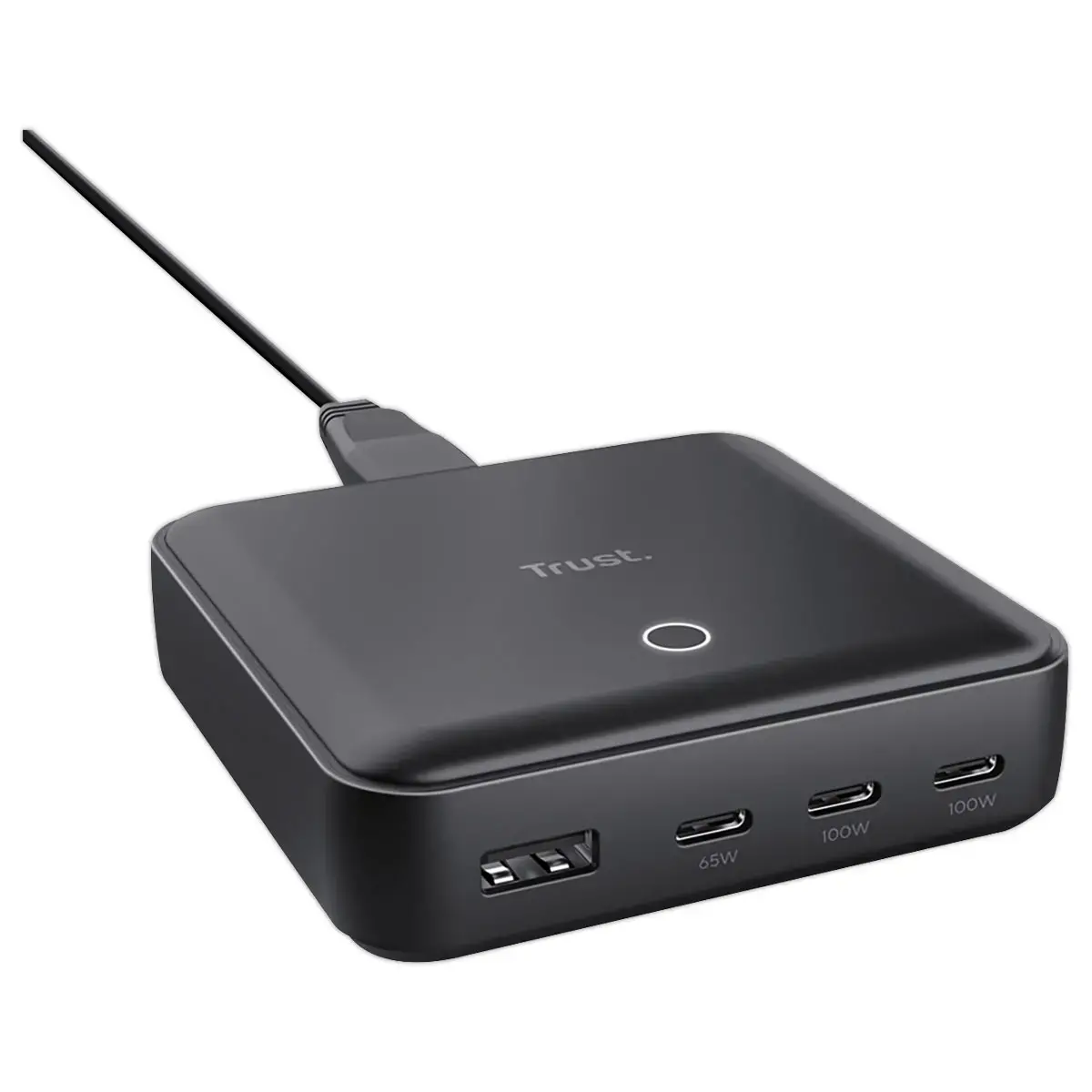 Chargeur USB-C 4 Ports 100W - Noir - TRUST 