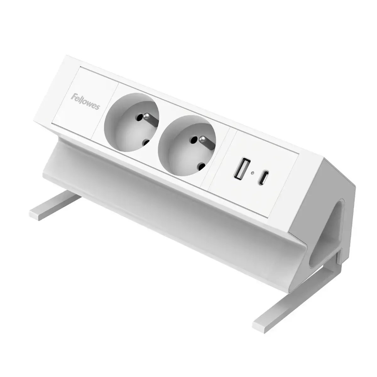 Unité d'Électrification - Power Desk 2 - USB-A & USB-C - Blanc - FELLOWES