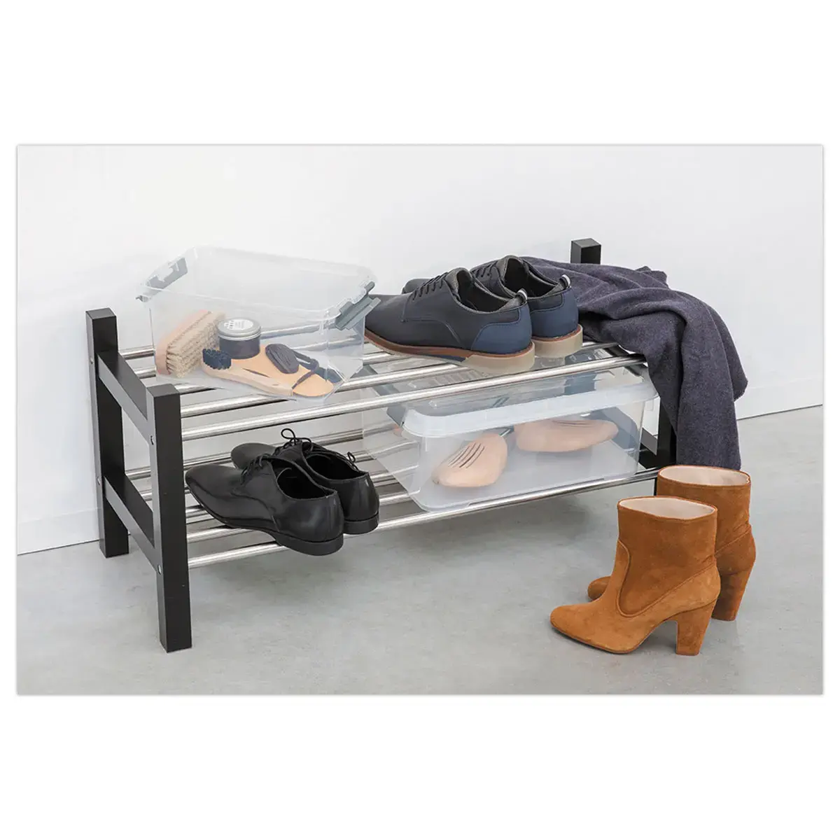 Boîte de Rangement Transparente - Handy Plus 12L Gris - CURVER
