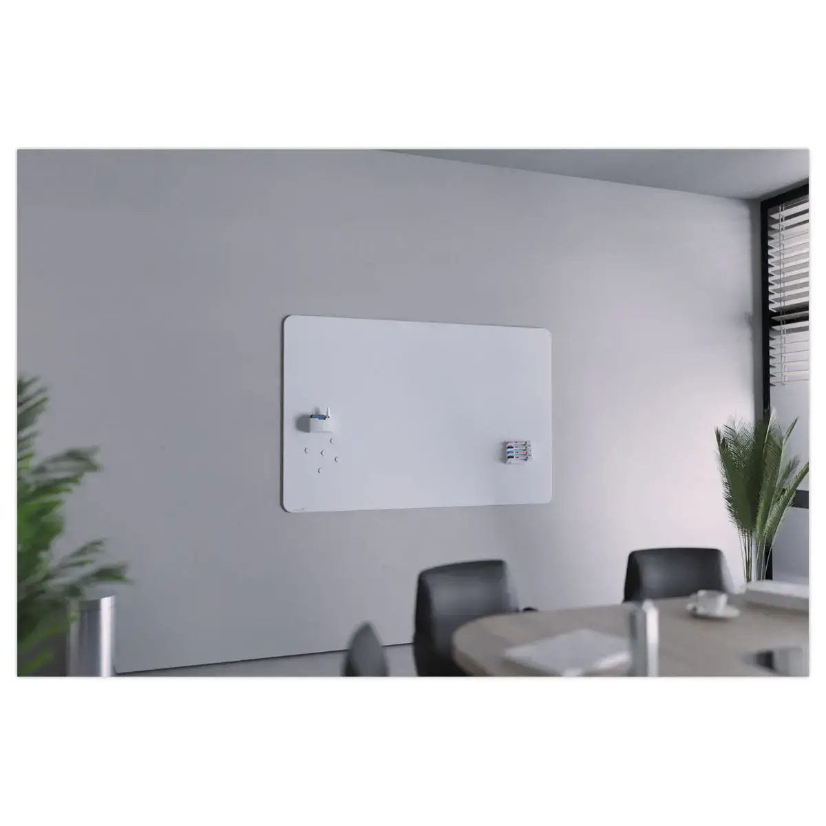 Tableau en Verre Trempé Mat 100x150cm - Magnétique - LEGAMASTER