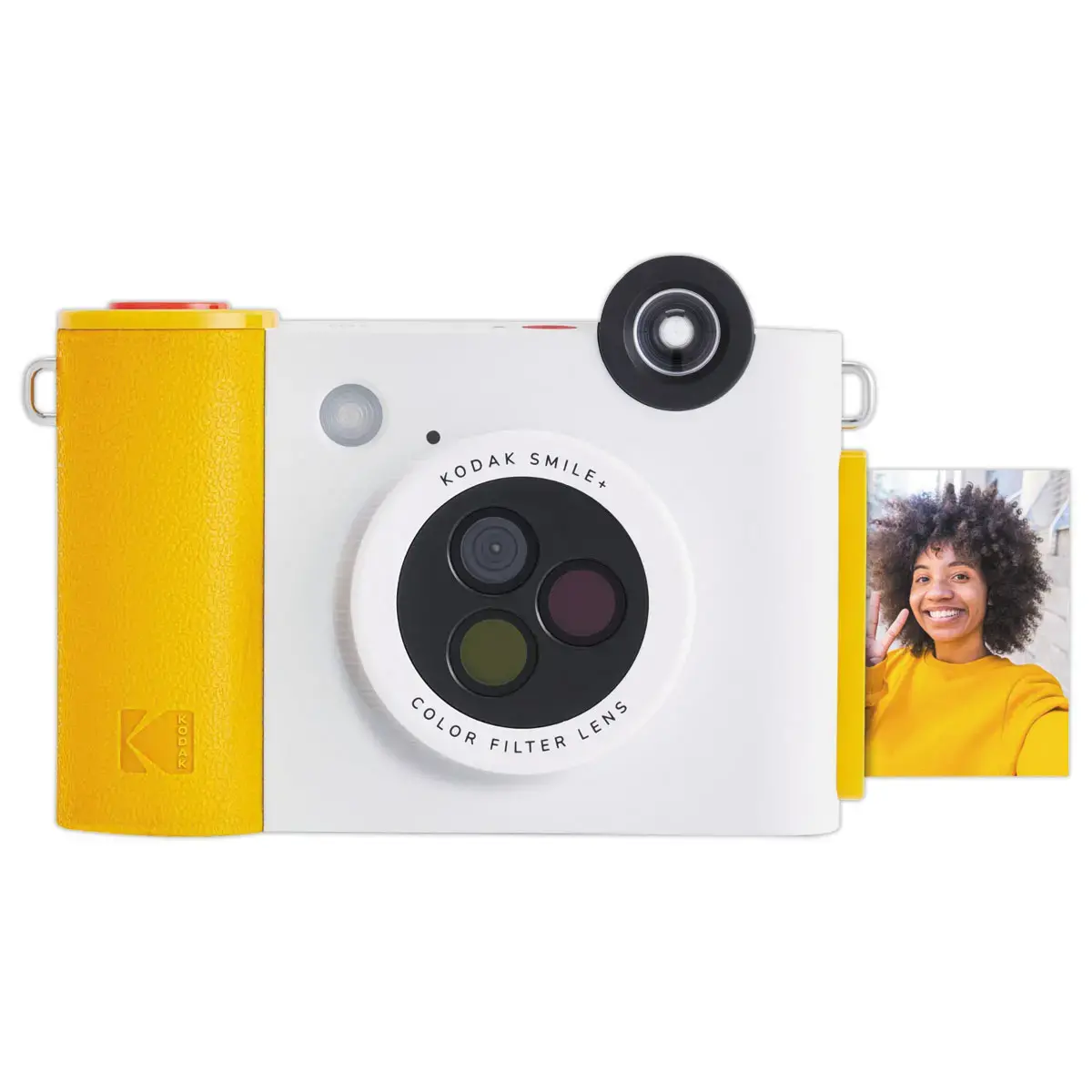 Appareil Photo Instantané Kodaksmile+ Blanc avec Stabilisateur - KODAK