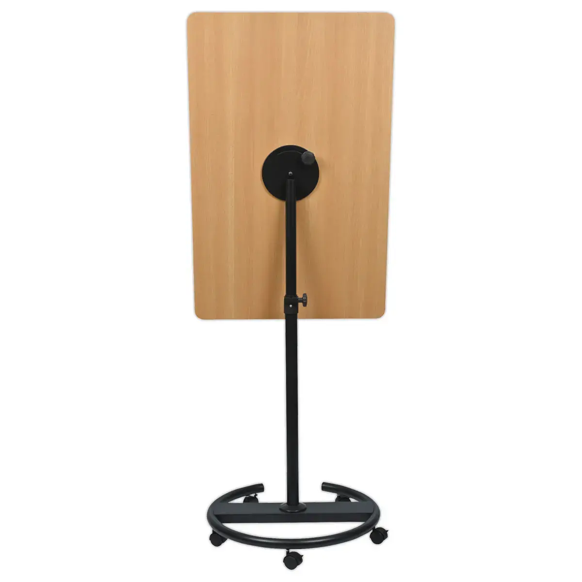 Tableau Pivotant 90° à Roulettes en Acier Céramique & Bois Naturel - LEGAMASTER