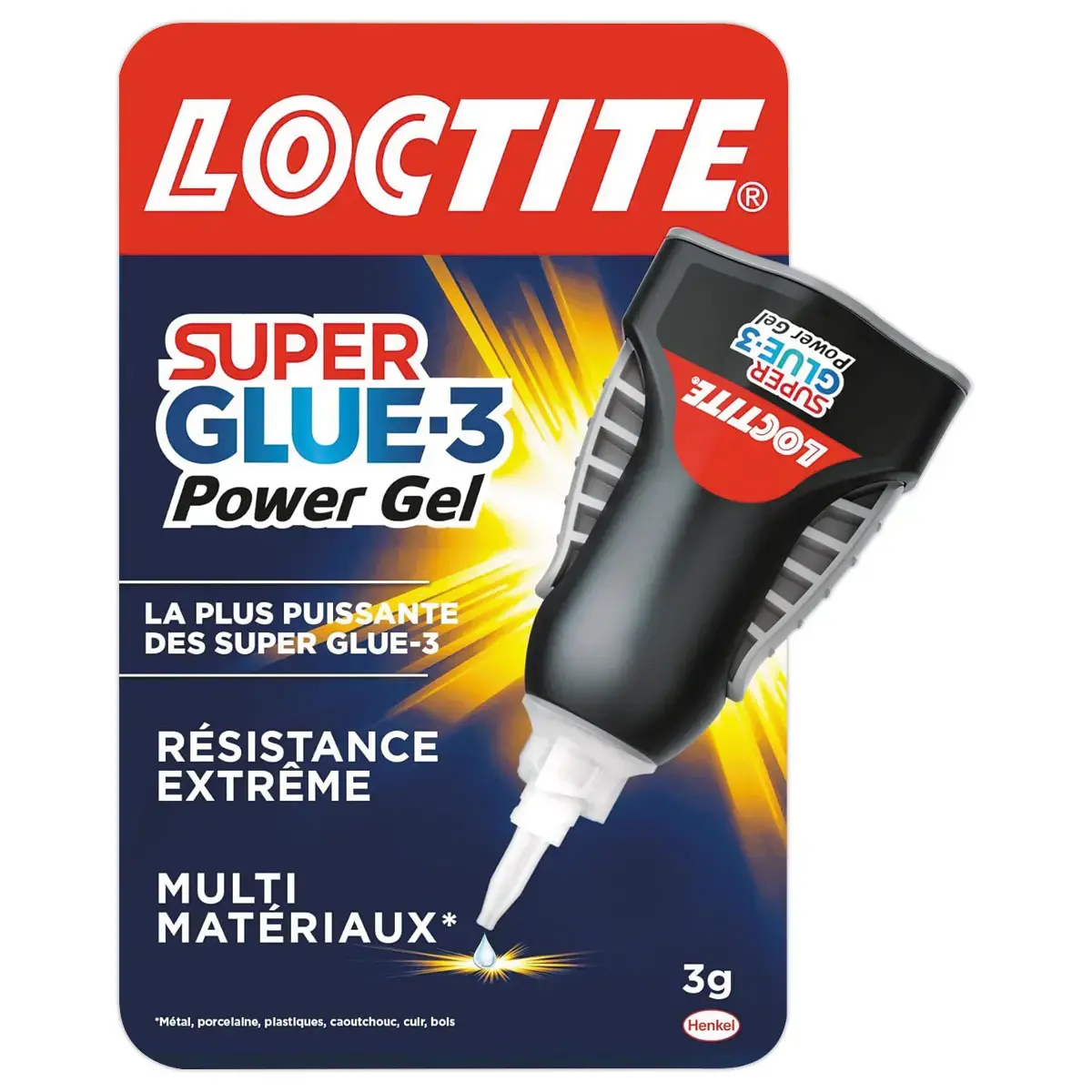 Colle super glue extra-forte 3g - Loctite 