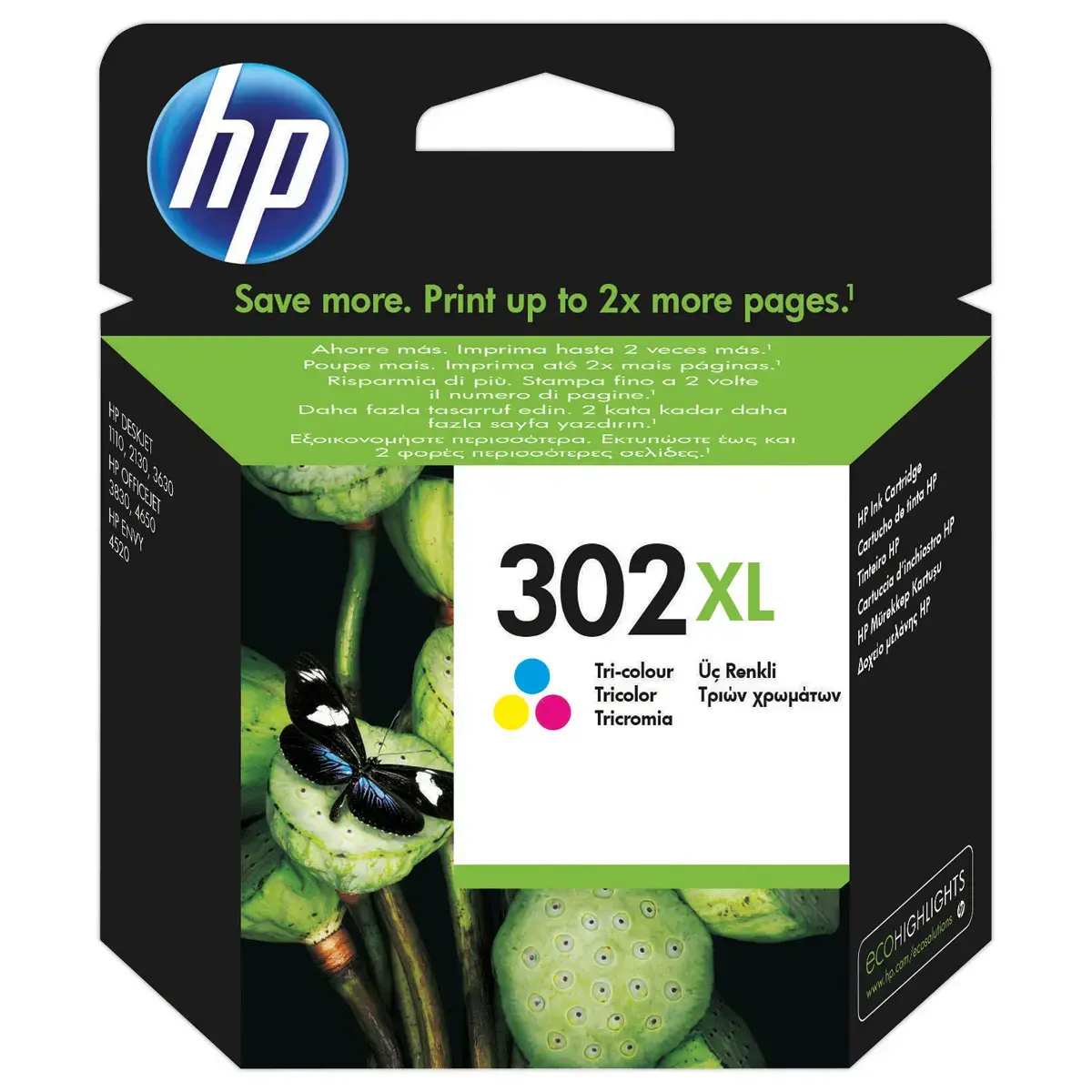 HP 302/304 XL cartouche d'encre 3 couleurs B7RT8AE - HP