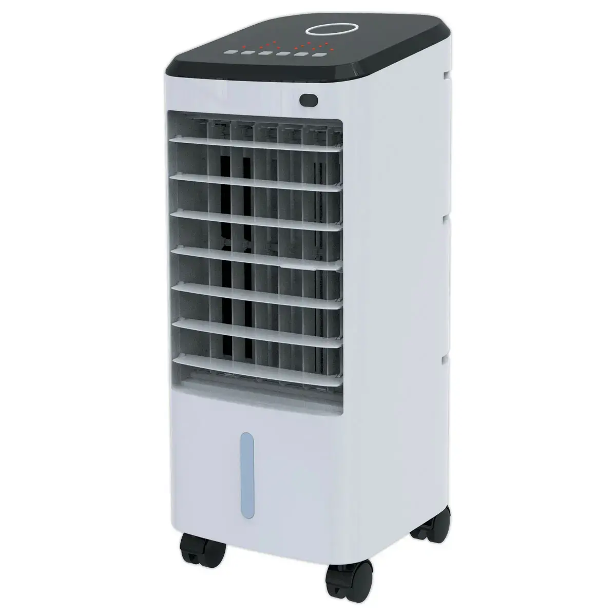 Rafraichisseur d'air 3 en 1 sur roulettes.
