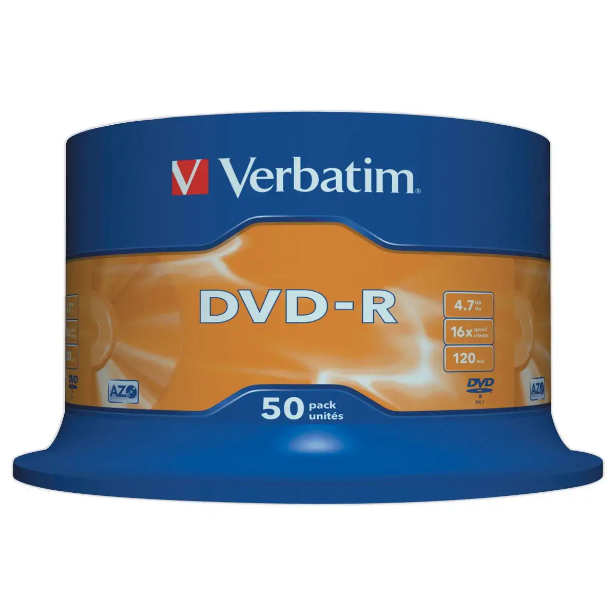 50 DVD-R VERBATIM SLIM 16X 4,7G 