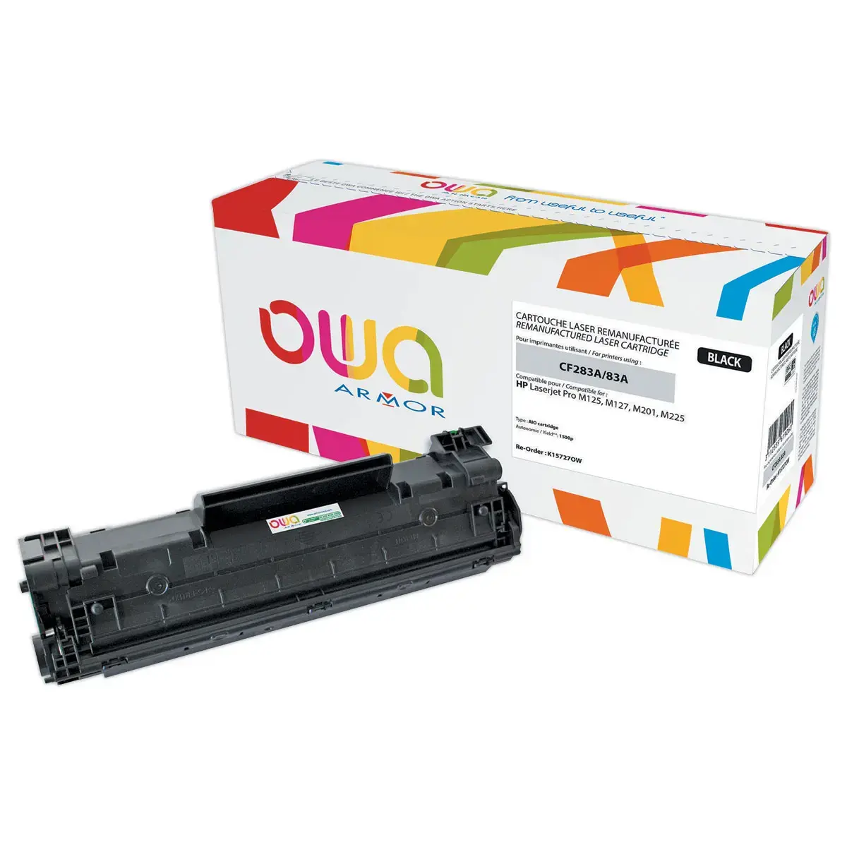 Toner éq. HP CF283A Std - Noir - OWA