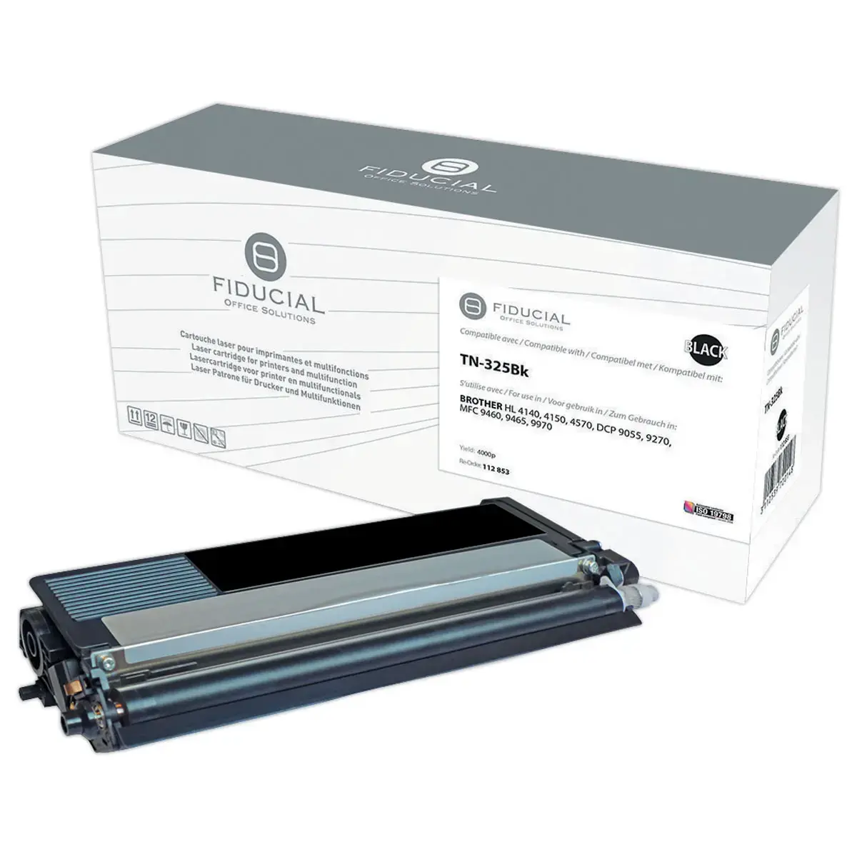 Toner remanufacturé éq. BROTHER TN-325Bk - Haute capacité - Noir