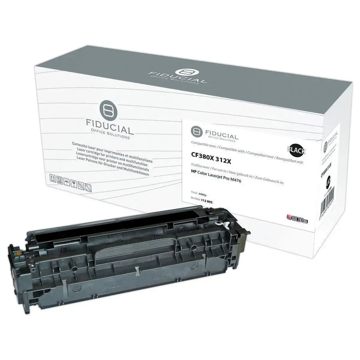 Toner remanufacturé éq. HP CF380X - Haute capacité - Noir