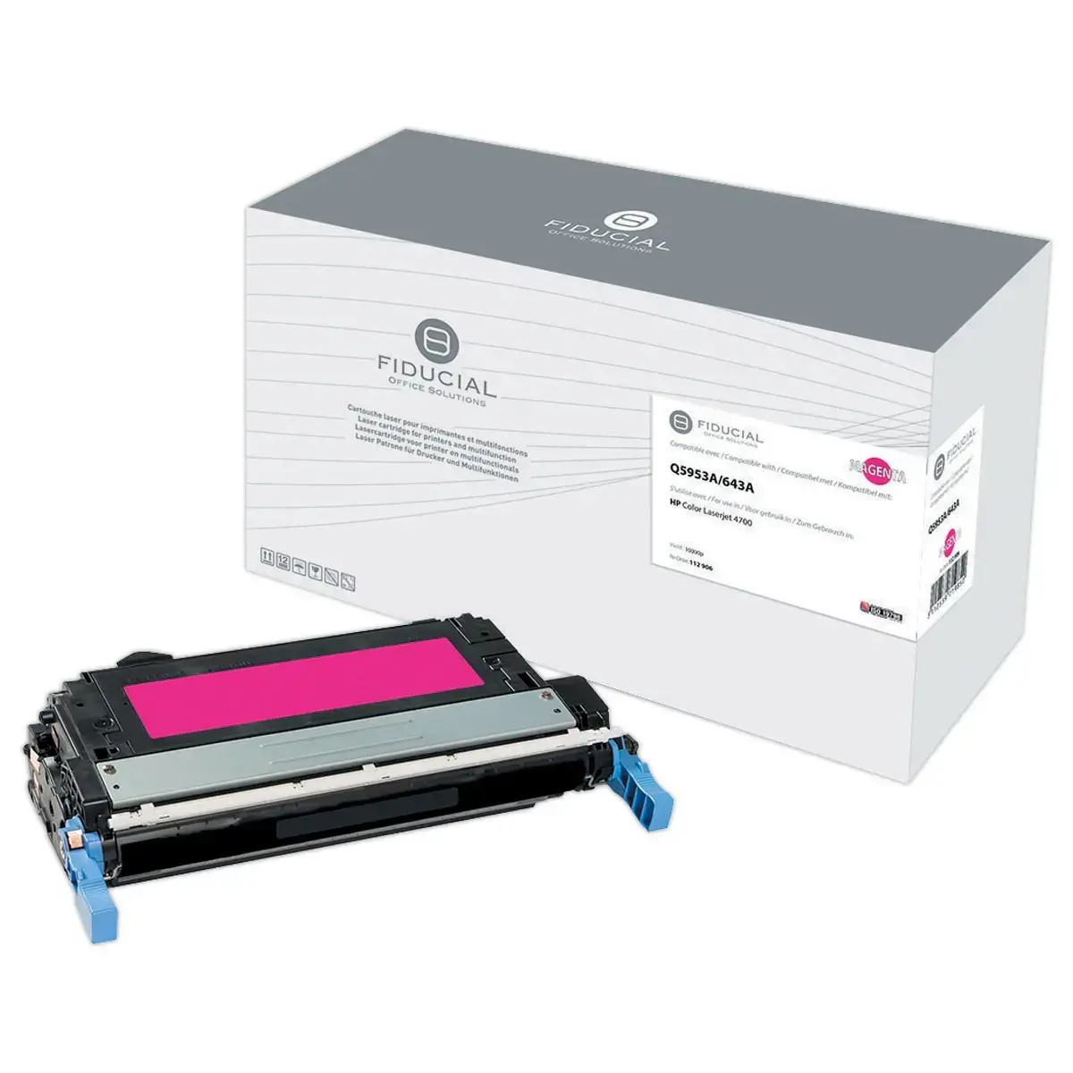 Toner remanufactur&eacute; &eacute;q. HP Q5953A - Magenta 