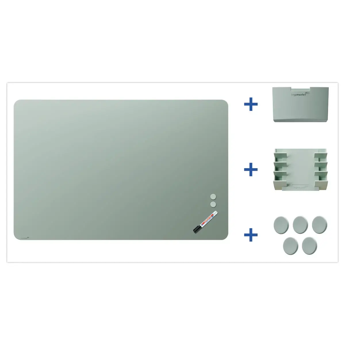 Tableau en Verre Mat Magnétique 100x150cm + Kit - LEGAMASTER