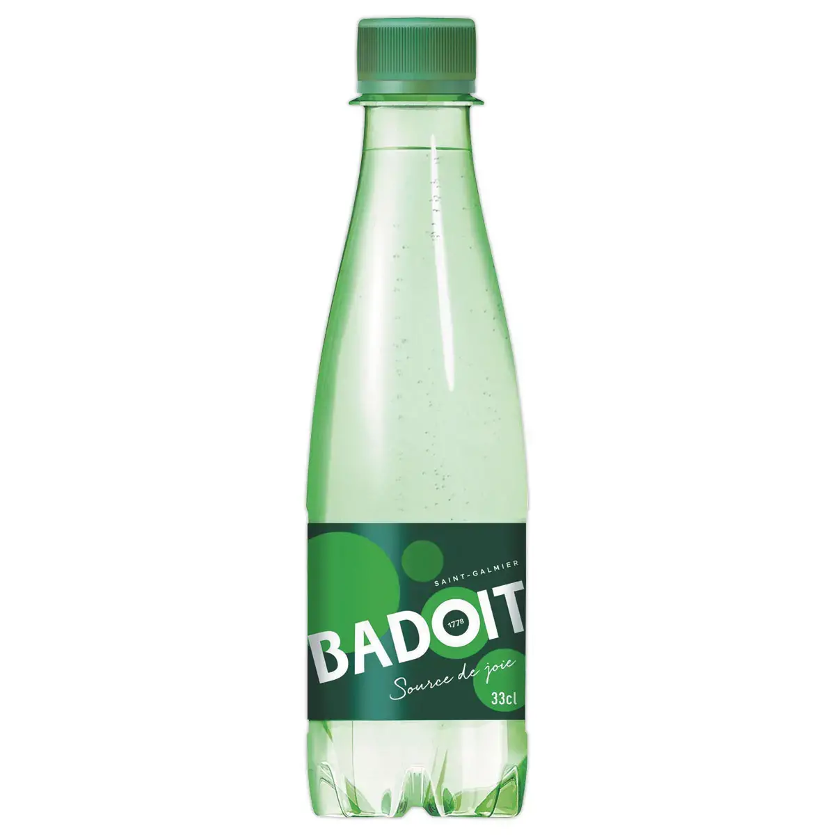 30 Bouteilles d'eau pétillante - 33 cl - BADOIT