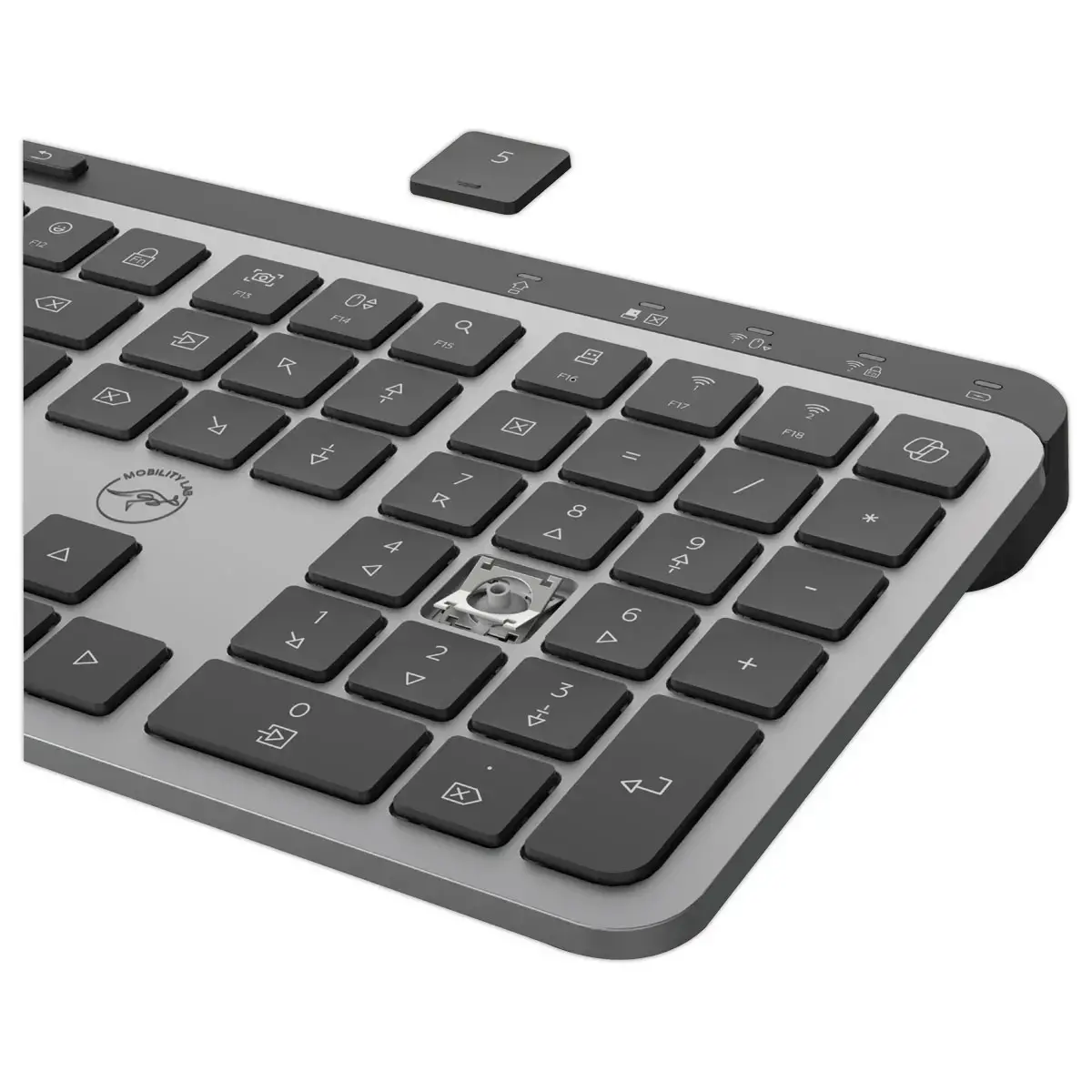 Clavier Sans Fil KP450W - Multi connexion - Rechargeable USB-C - MOBILITY LAB