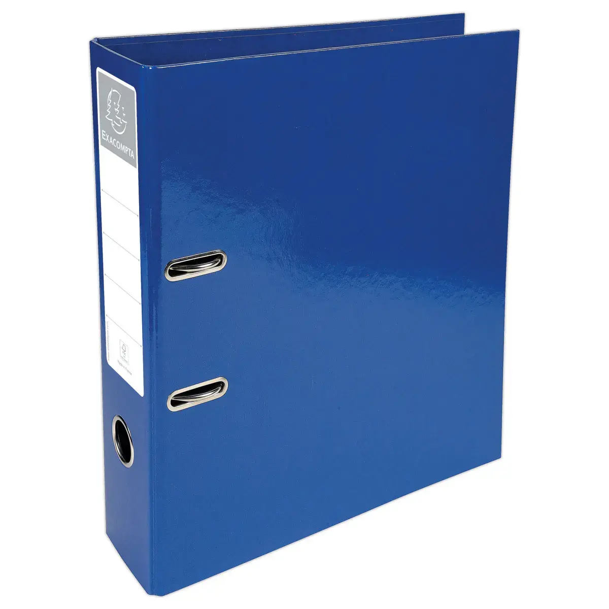 Classeur à levier - Dos 7 cm - Bleu foncé - EXACOMPTA