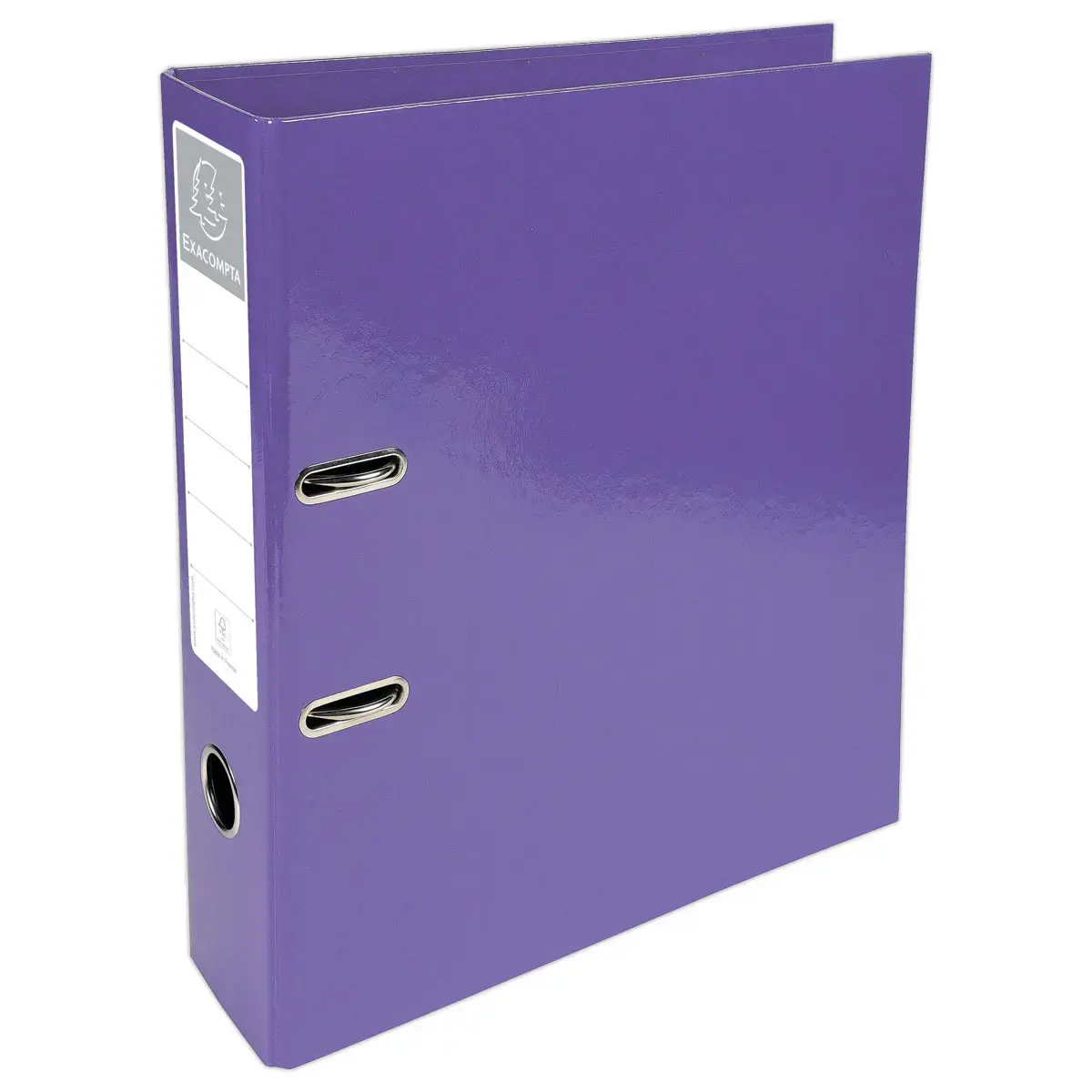 Classeur à levier - Dos 7 cm - Violet - EXACOMPTA
