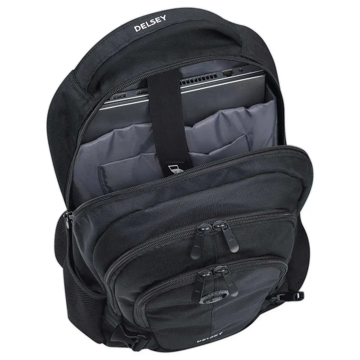 Sac à dos Confortable 15,6" - 29L - Noir - DELSEY