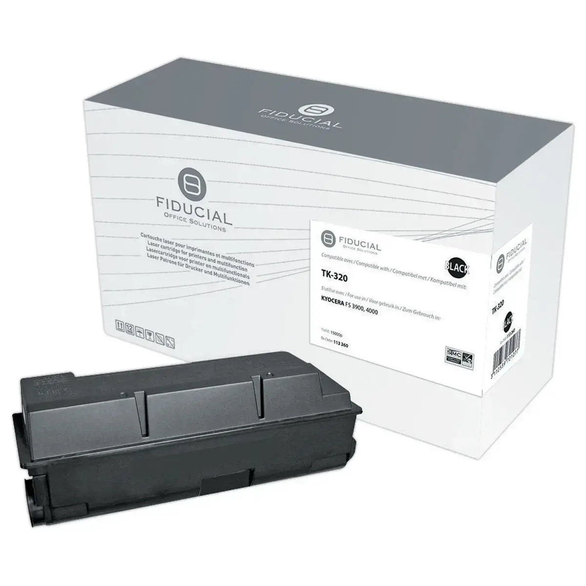 Toner remanufacturé éq. TK-320 - Haute capacité - Noir