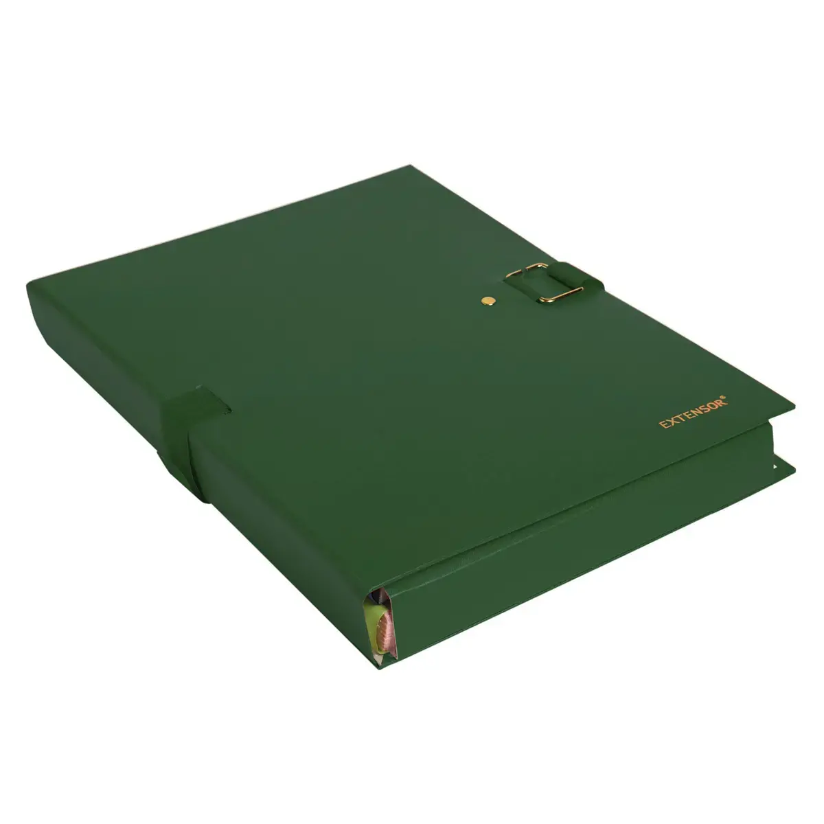 Chemise à sangle Extensor - vert - largeur max 16 cm - EXACOMPTA