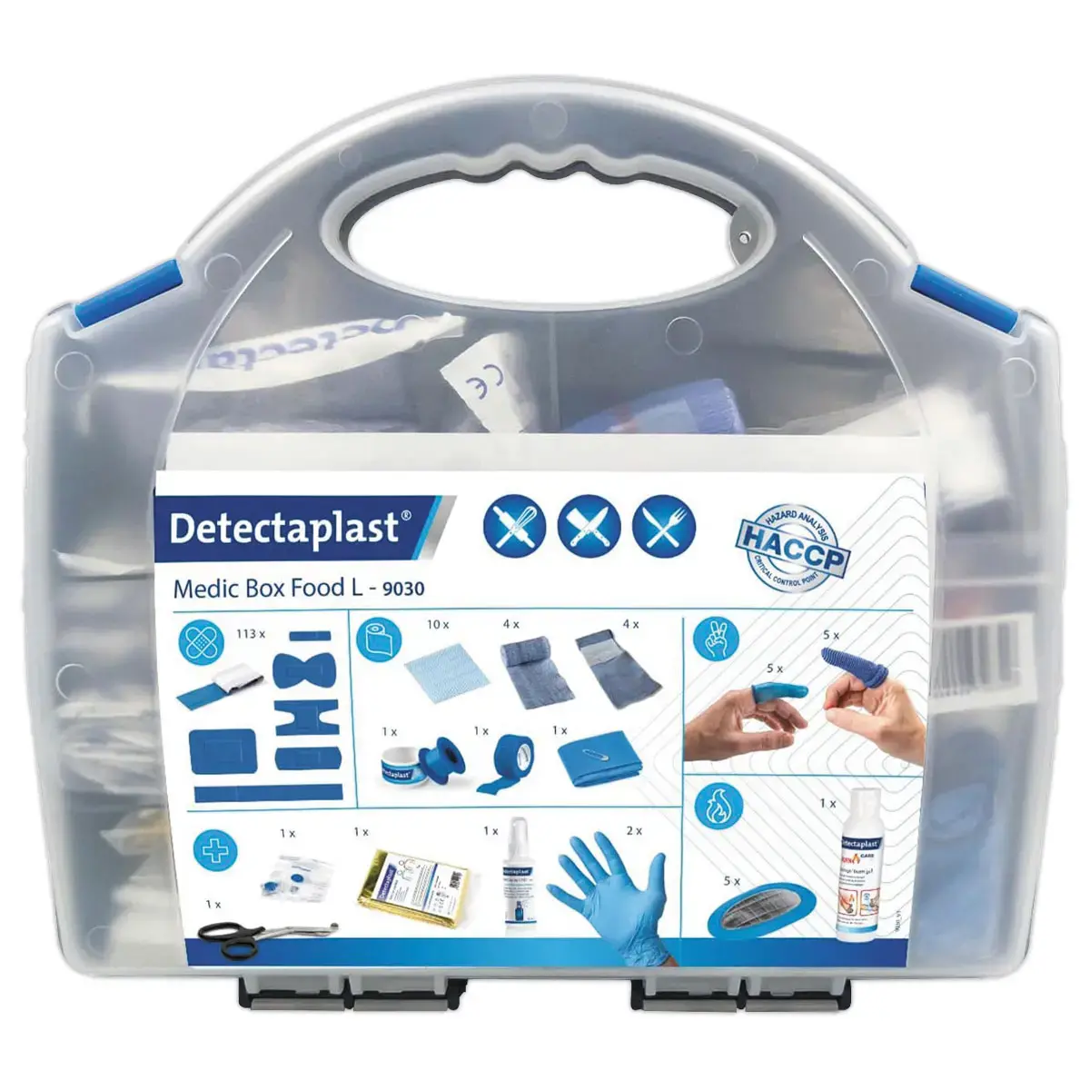Coffret de Secours Multirisques 10/20 personnes - DETECTAPLAST