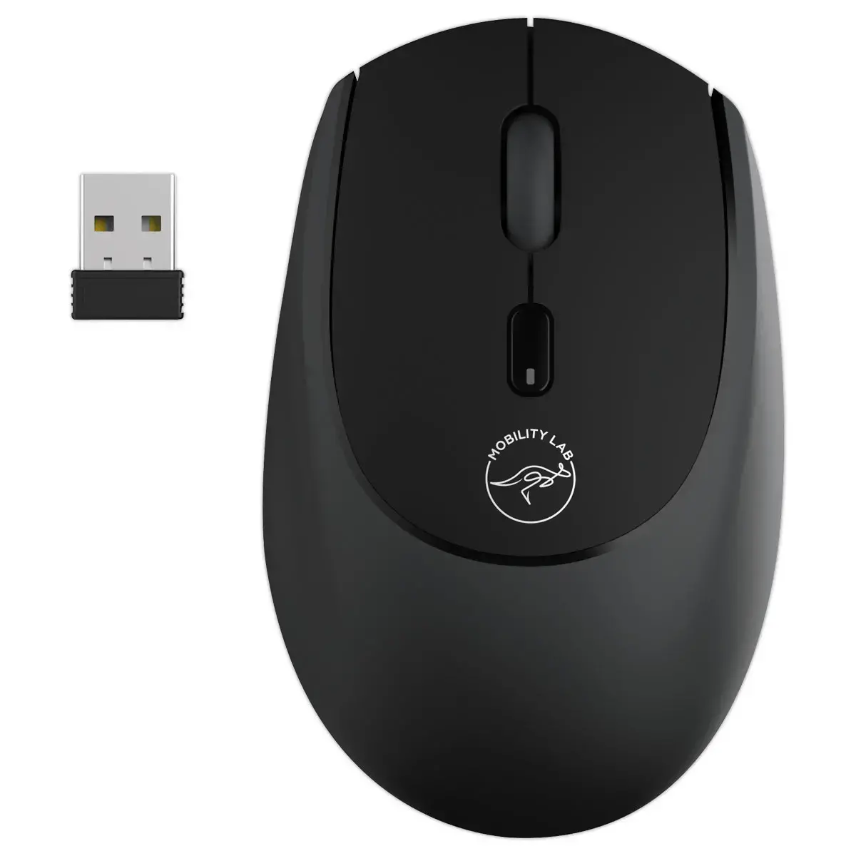 Souris Sans FIl Pop Gum - Triple Connexion - Noir - MOBILITY LAB 