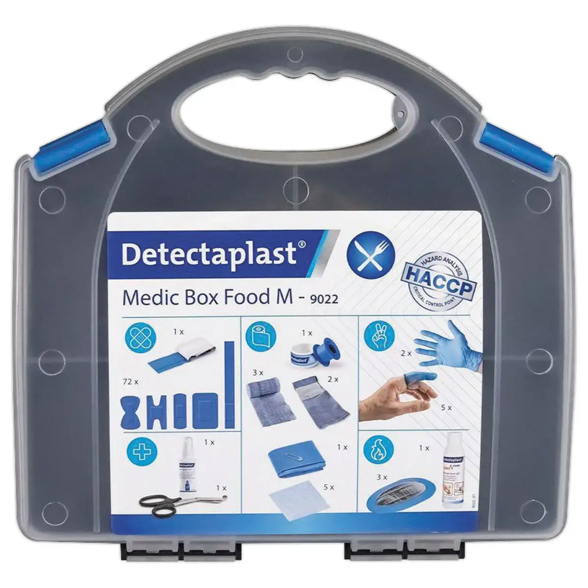 Coffret de Secours Multirisque 5/10 personnes Complet - DETECTAPLAST