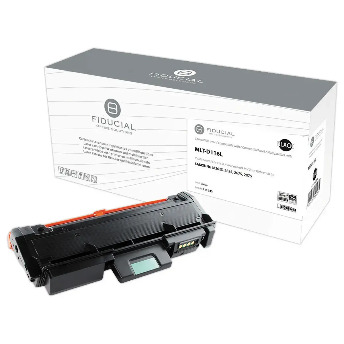 Toner remanufactur&eacute; &eacute;q. SAMSUNG MLT-D116L/ELS - Haute capacit&eacute; - Noir 