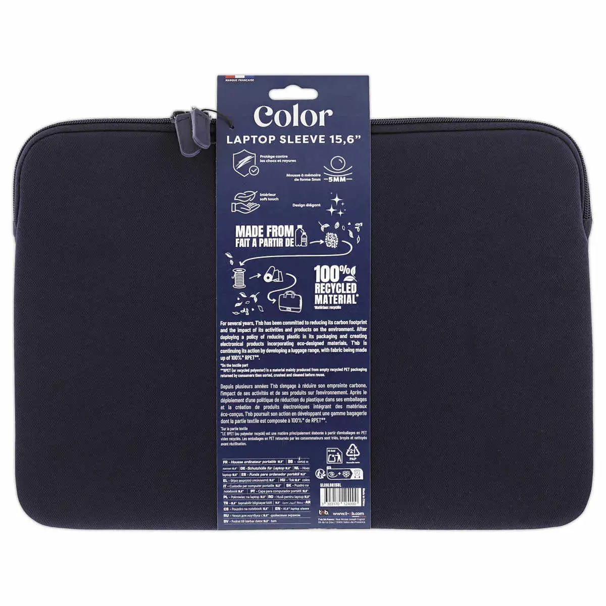 Housse PC - 15.6" - Bleu - T'NB