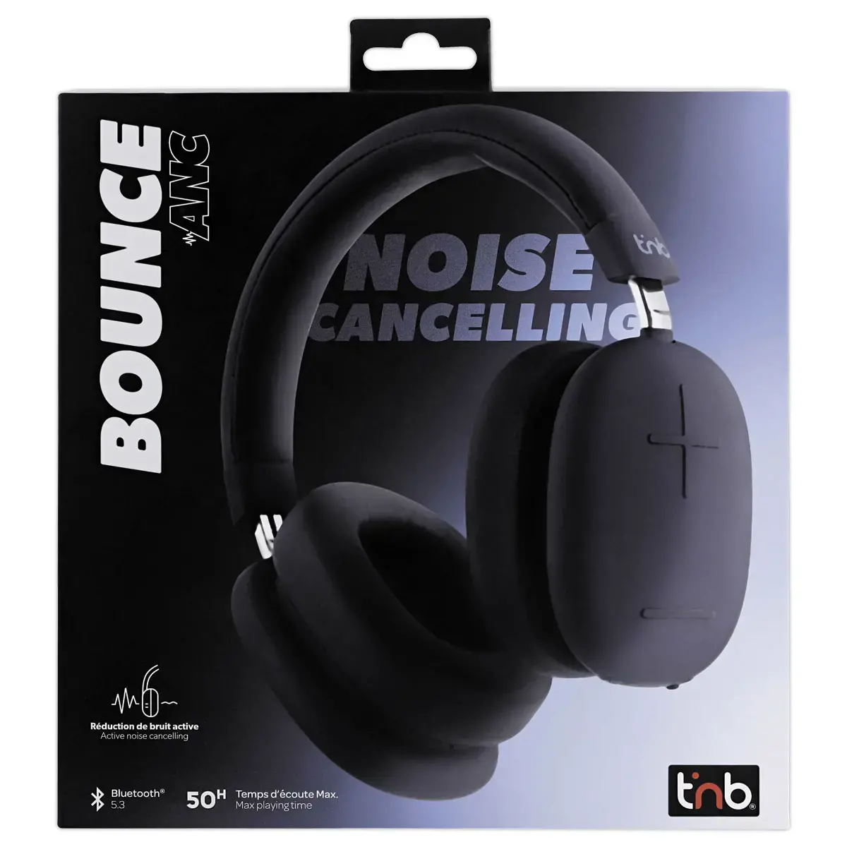 Casque Bluetooth Bounce - Réduction Active - Bleu - T'NB