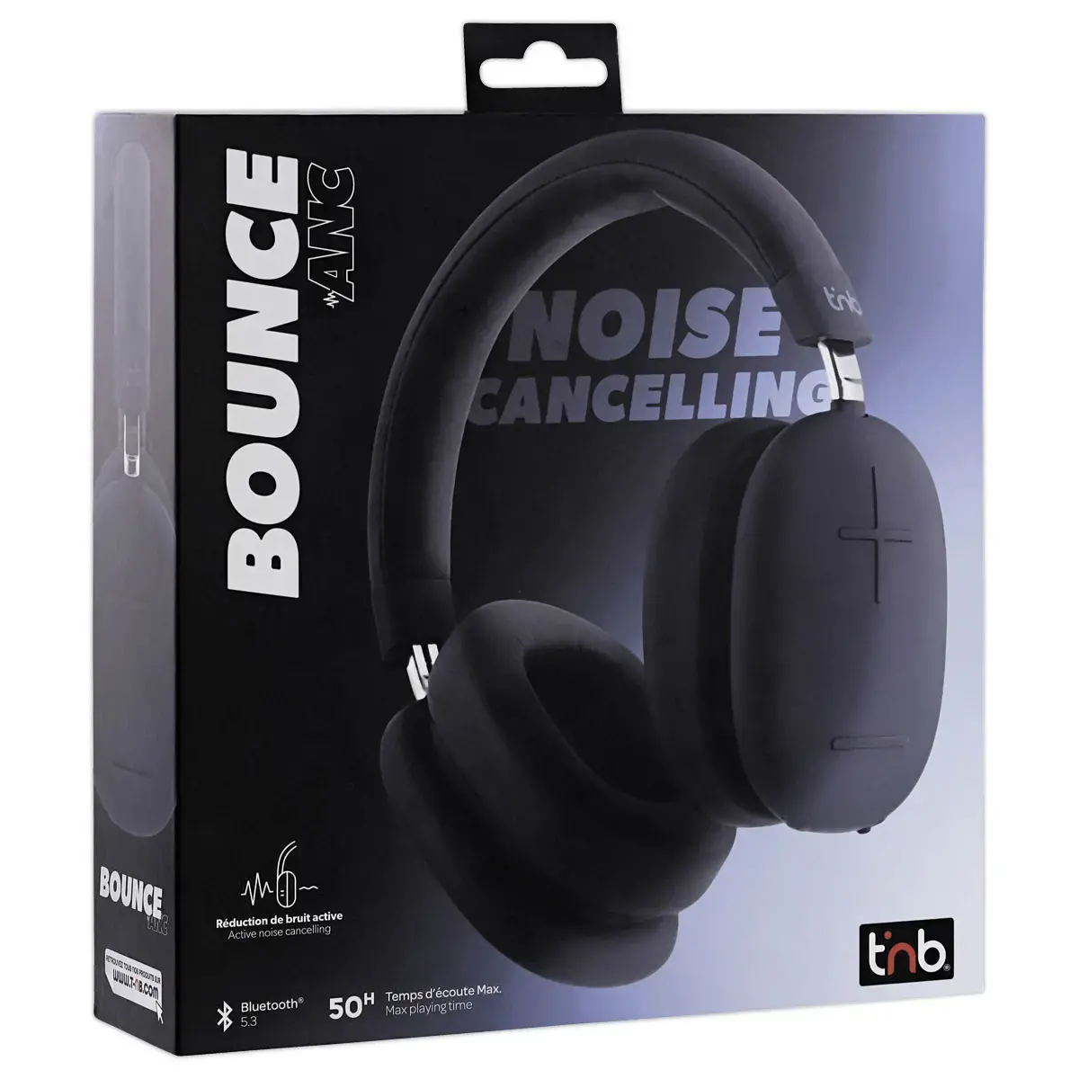 Casque Bluetooth Bounce - Réduction Active - Bleu - T'NB