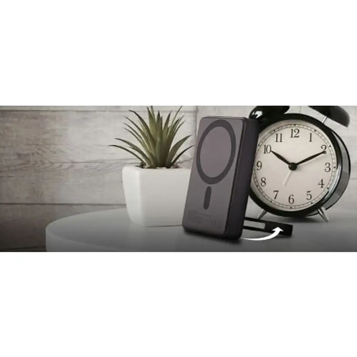 Batterie Nomade 1000MAH Recycl&eacute; - MagSafe avec Support - T'NB 