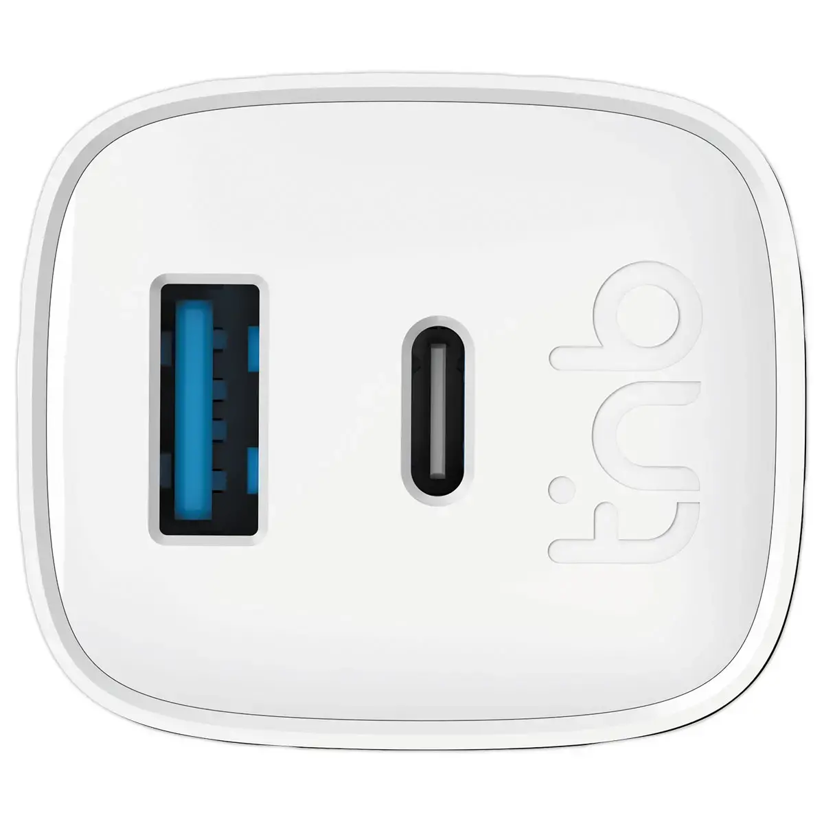 Chargeur secteur 1 USB Type-C + 1 USB-A GAN 45W