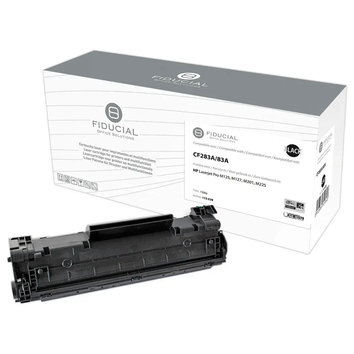 Toner remanufactur&eacute; &eacute;q. HP CF283A Std - Noir 