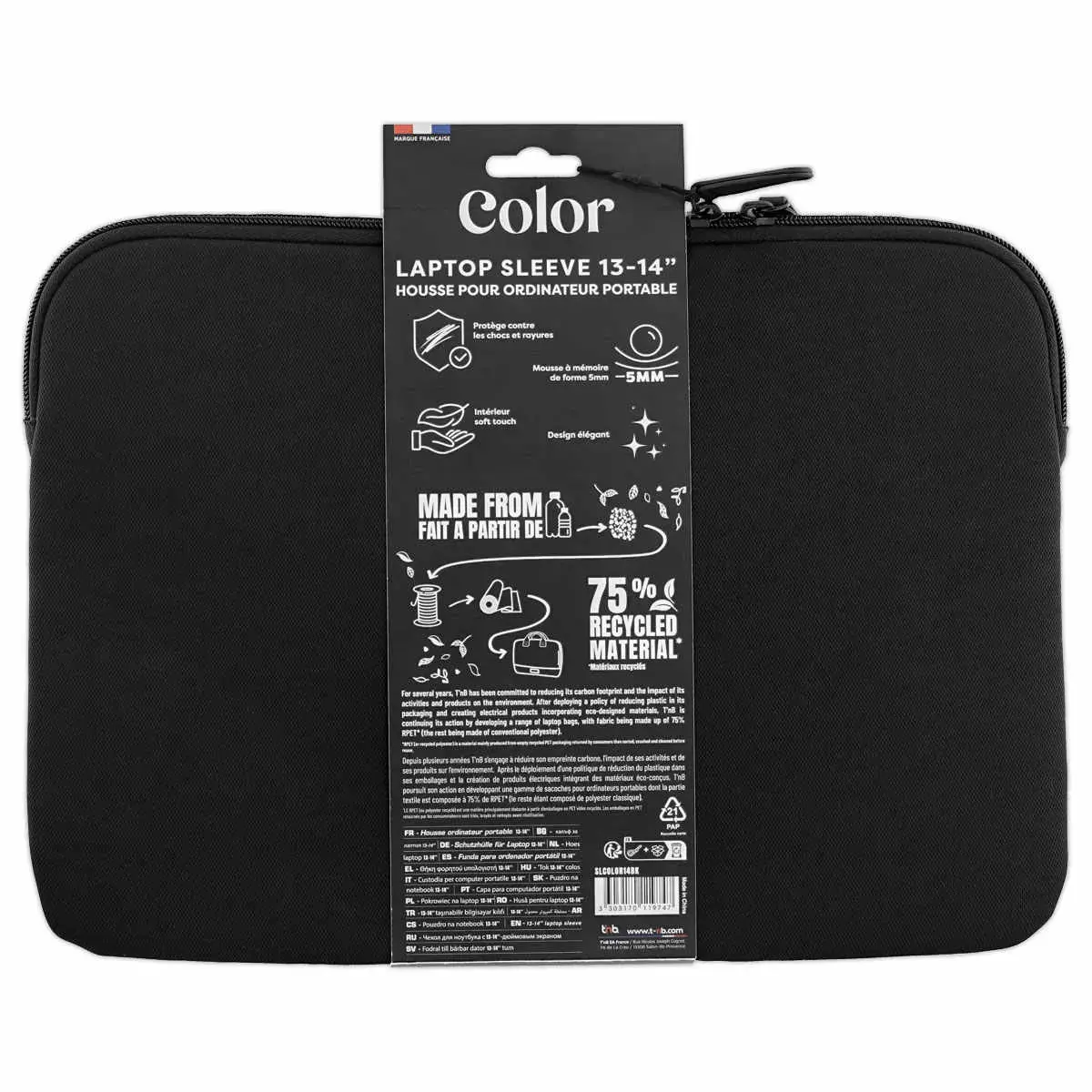 Housse PC - 13-14" - Noir - T'NB