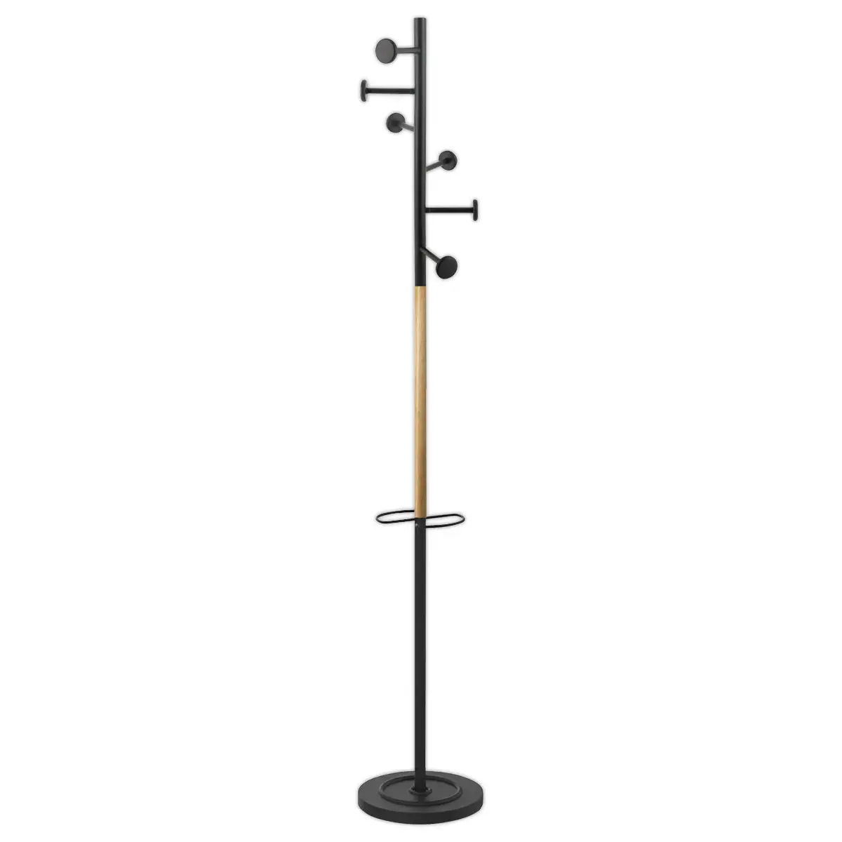 Portemanteau SNOOD Noir/bois - Unilux 