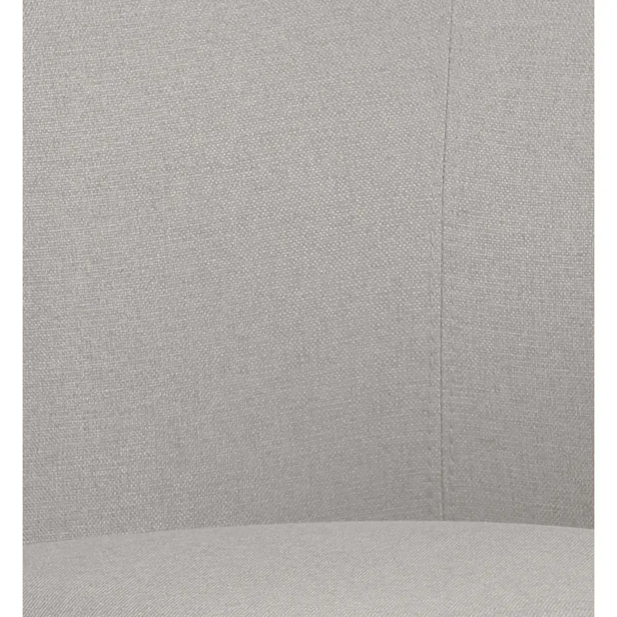 2 Fauteuil Arco avec Roues et Piétement Métal Noir - Beige - GENERIQUE
