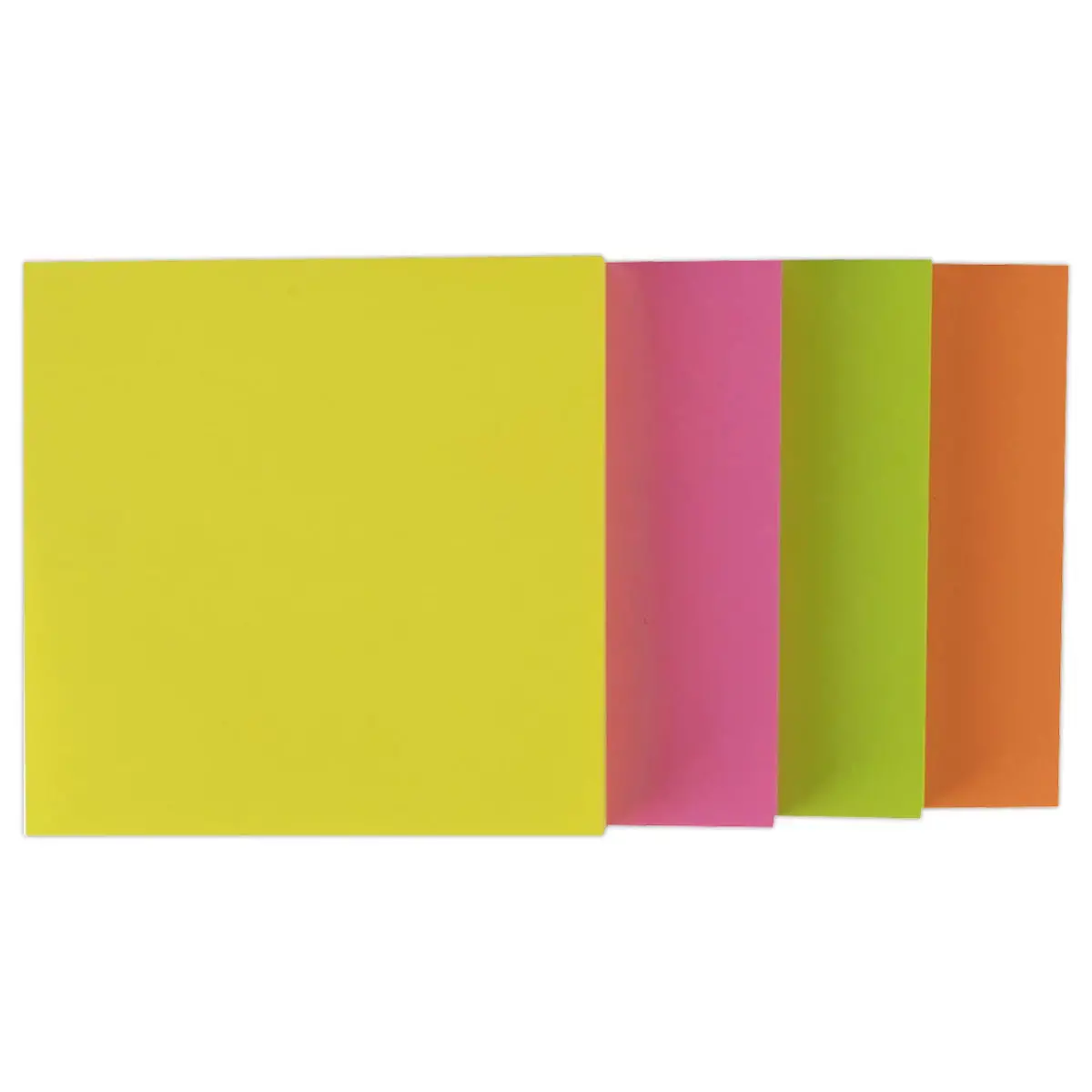 Bloc cube 400 feuilles 75x75 mm couleurs assorties vives