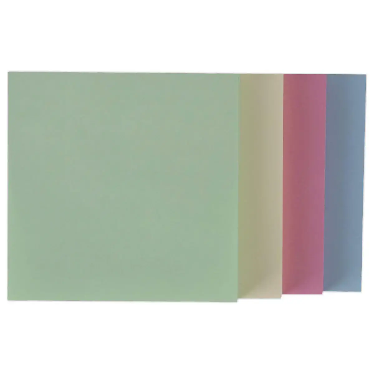 Bloc cube 400 feuilles 75x75 mm couleurs assorties pastel