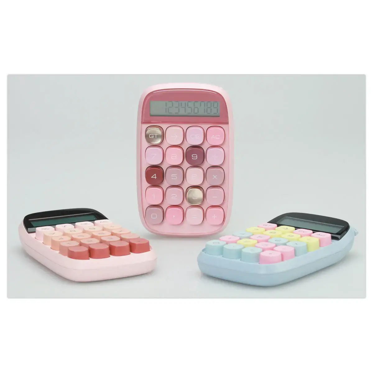 Calculatrice semi bureau Pop Petite - Corail