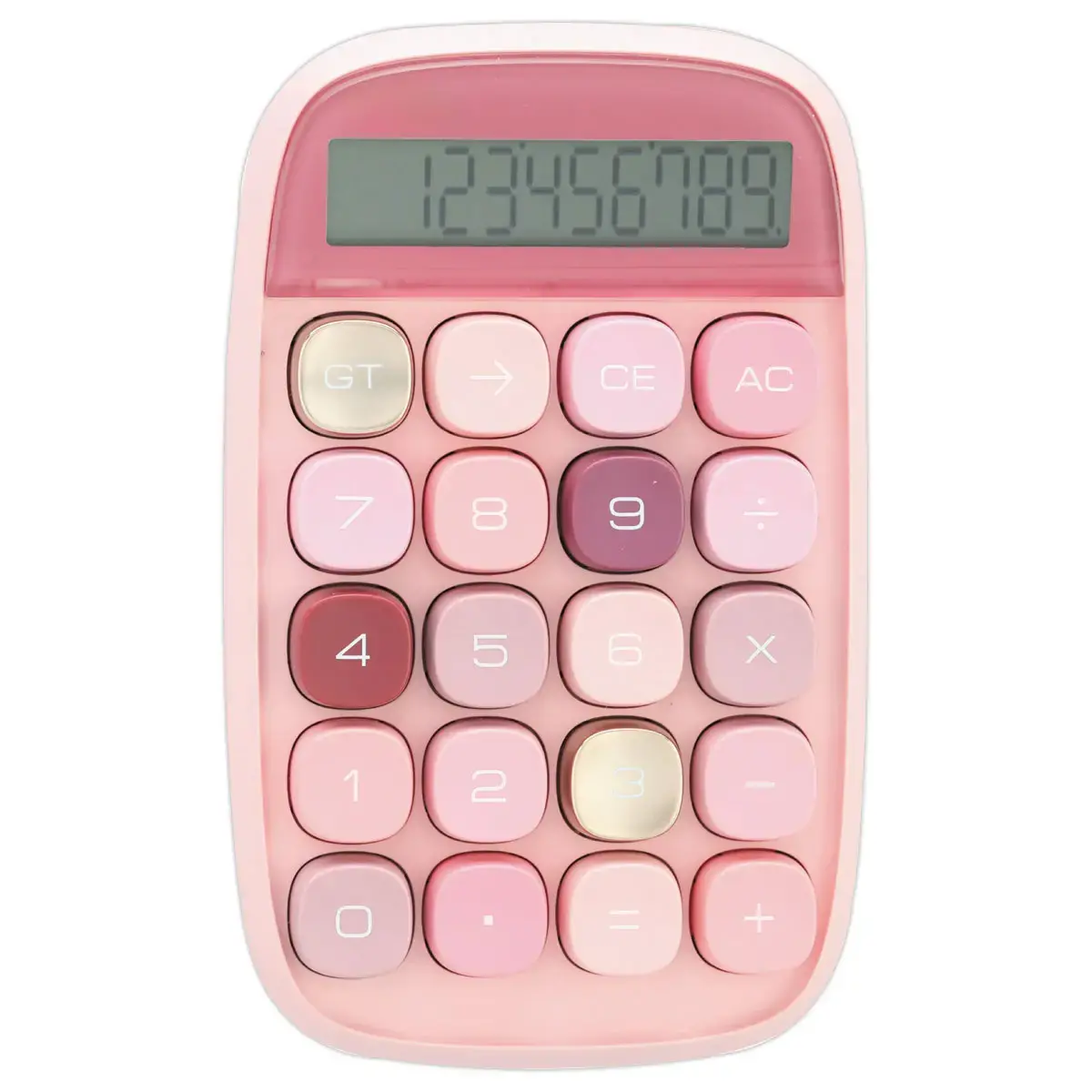 Calculatrice semi bureau Pop Petite - Rose 