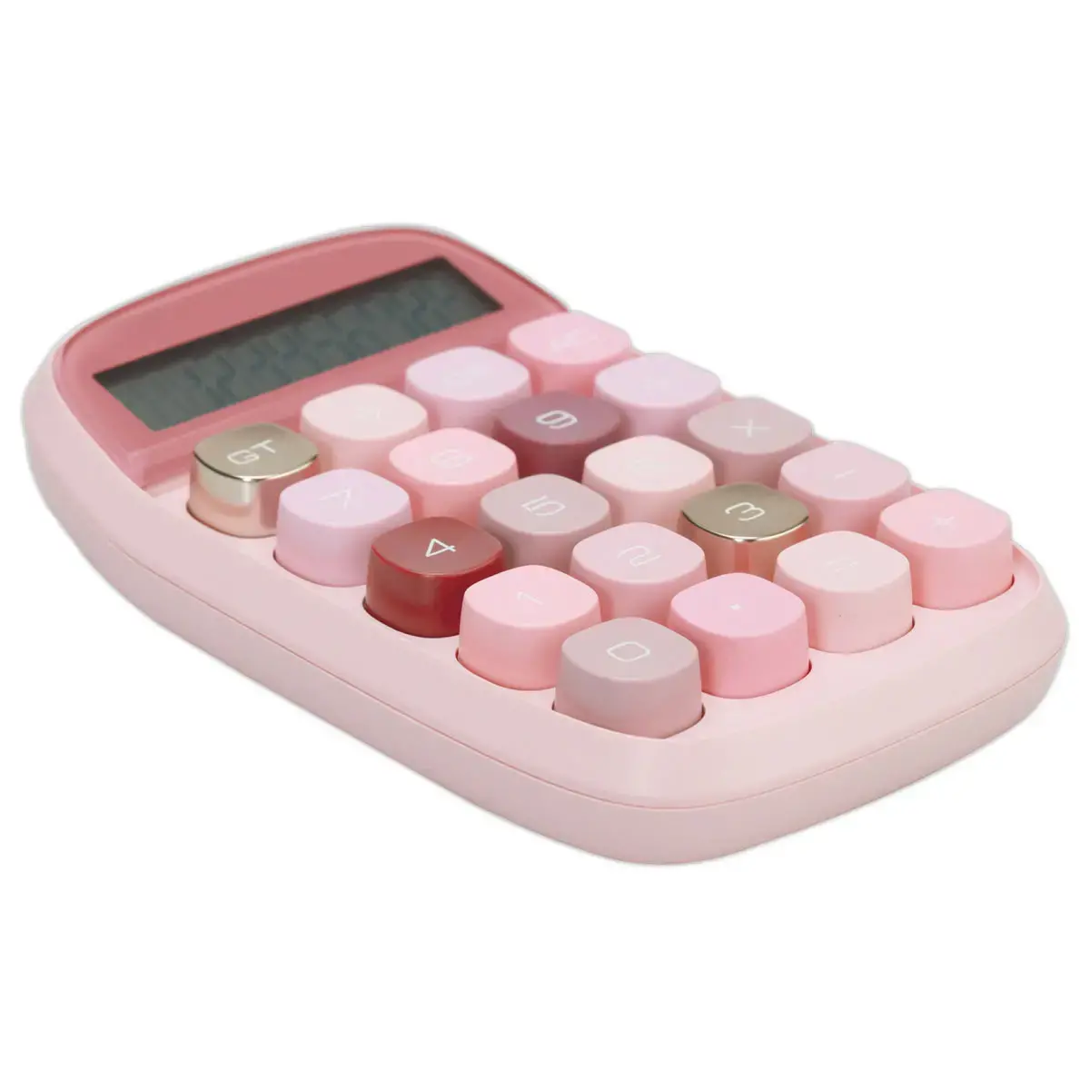 Calculatrice semi bureau Pop Petite - Rose 