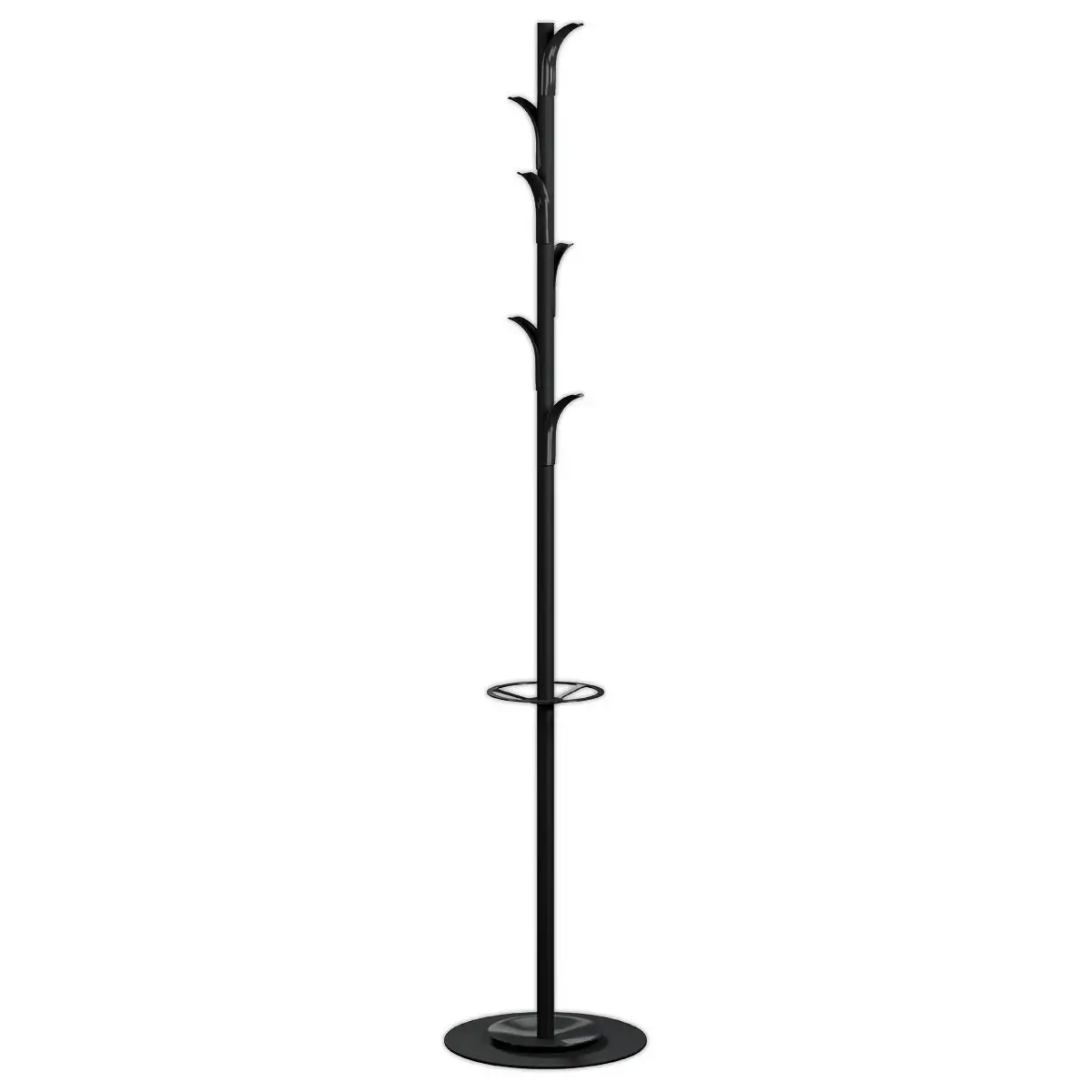 Portemanteau Palm Springs noir - 6 patères
