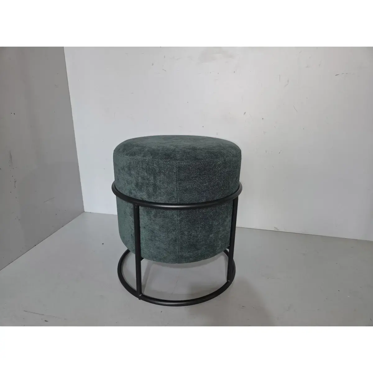 Pouf empilable vert 