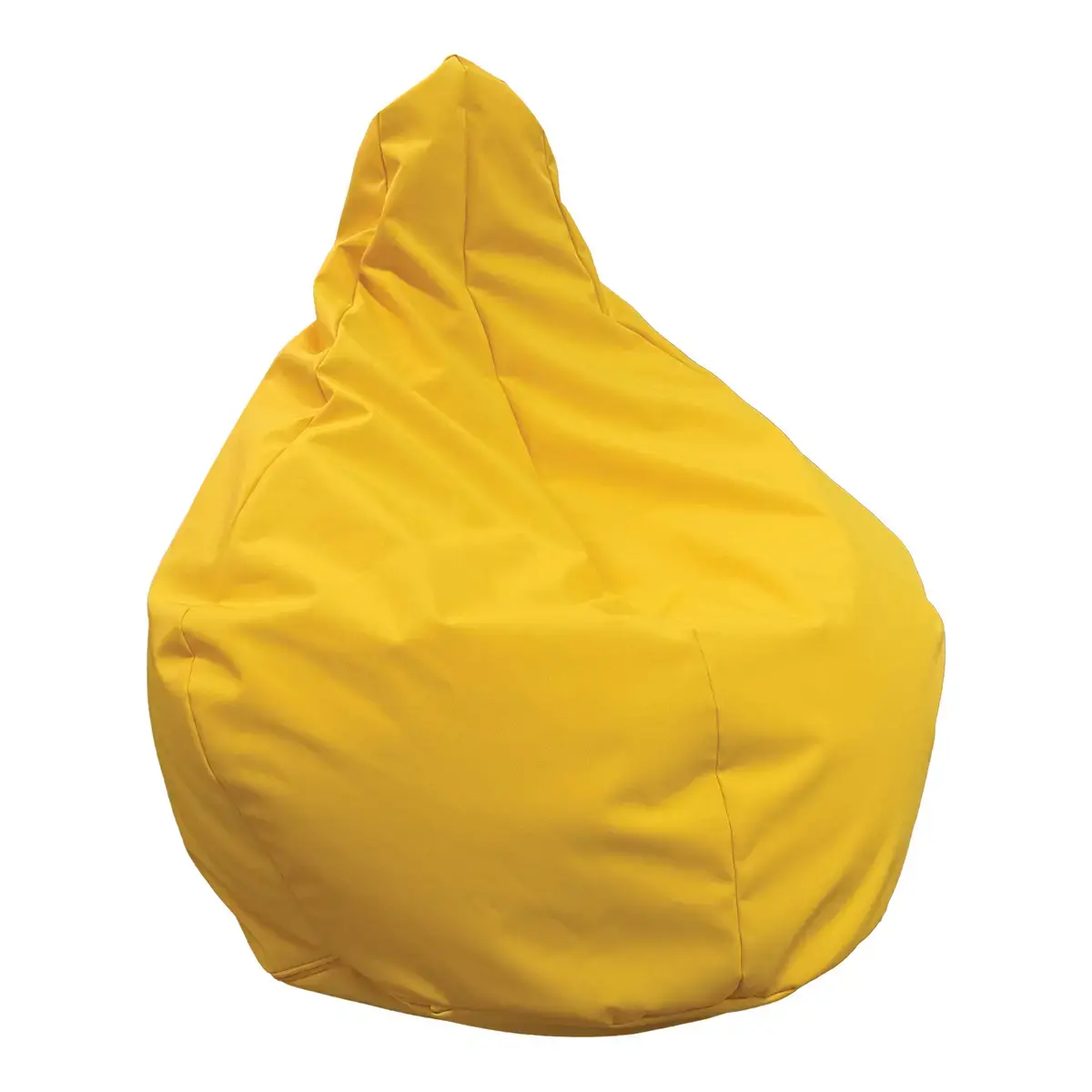 Pouf poire jaune 
