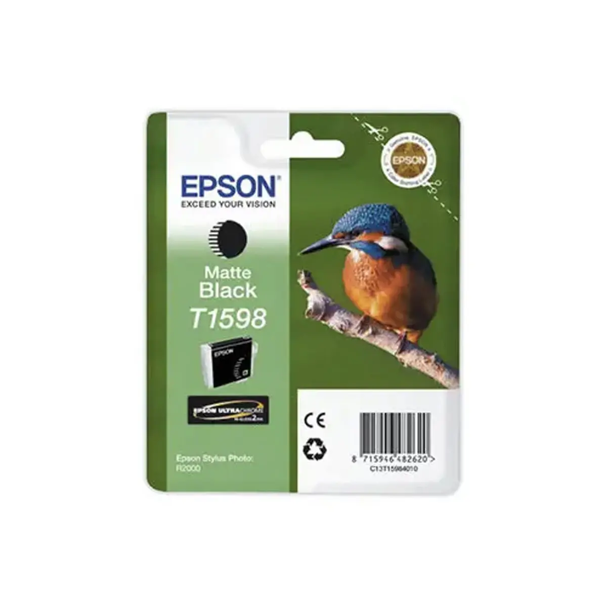 Cartouche T1598 - Noir mat - Epson 