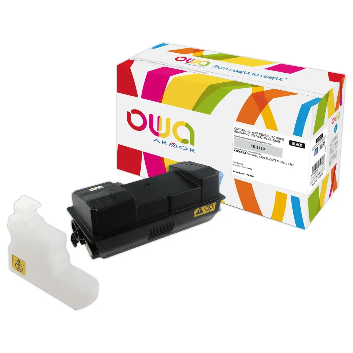 Toner éq. KYOCERA TK-3130 - Noir - OWA