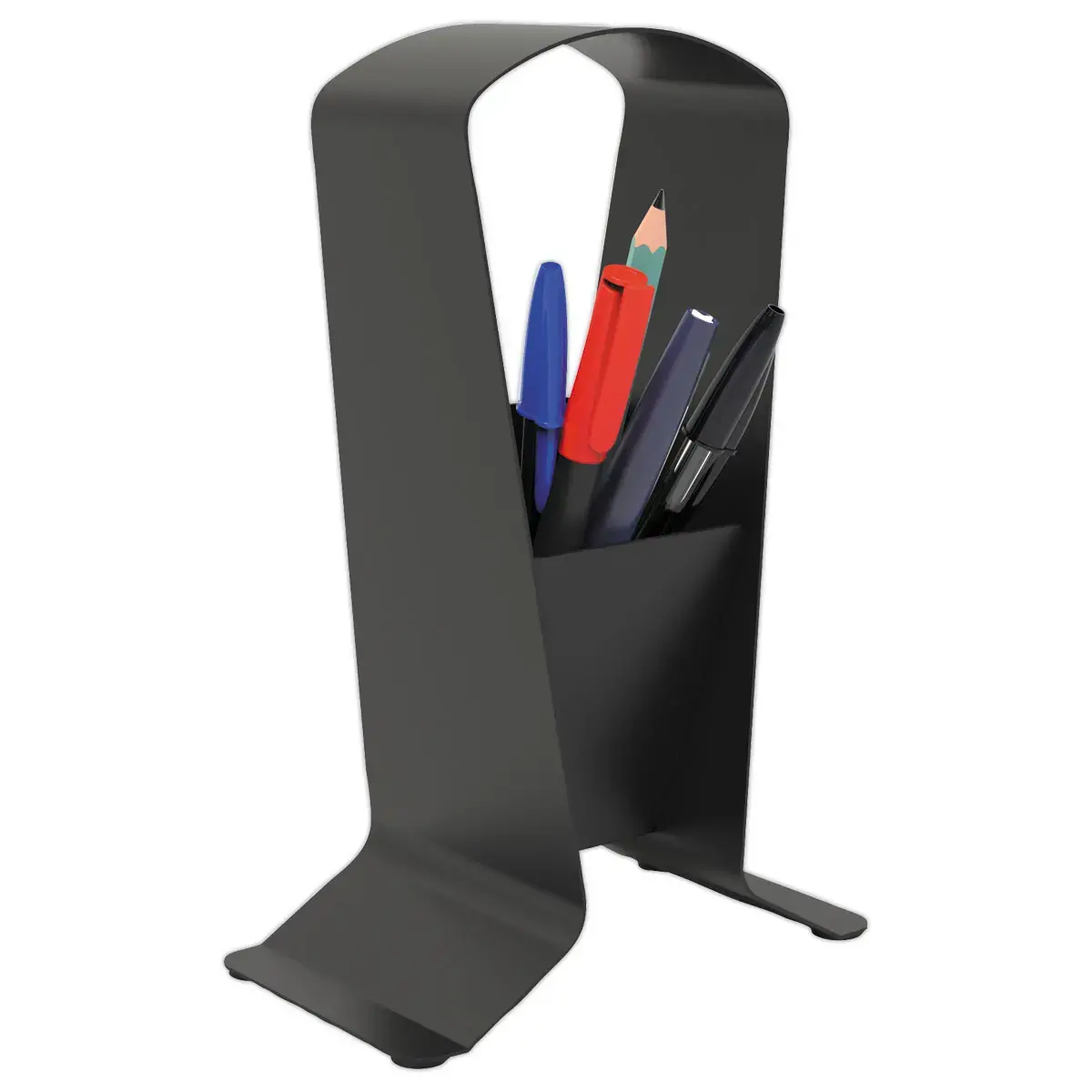 Support casque avec pot &agrave; crayons int&eacute;gr&eacute; 