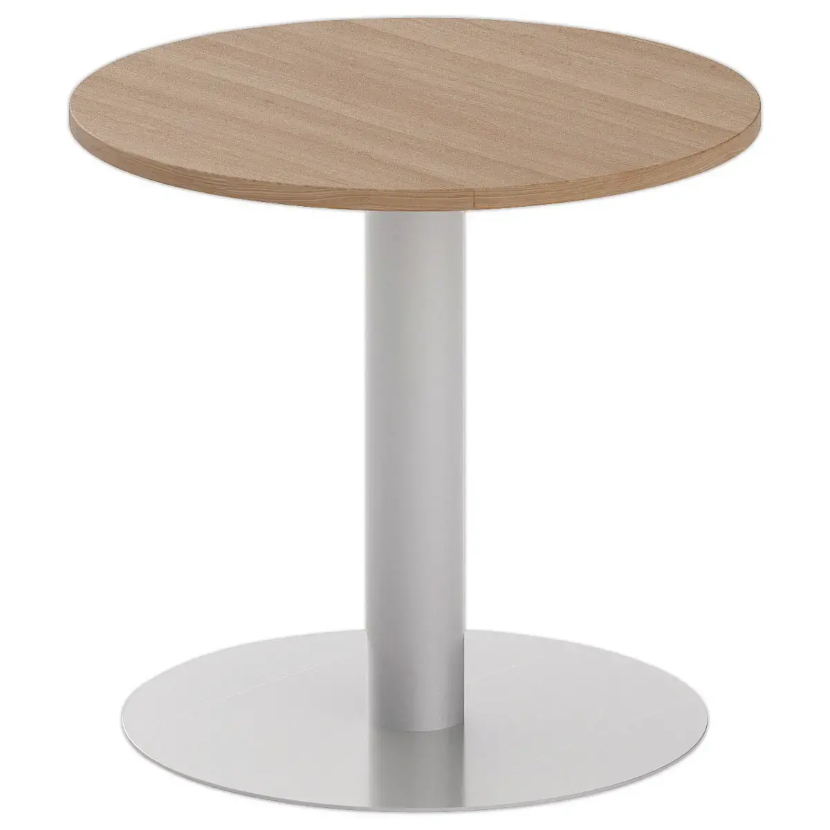 Table ronde diam 80 cm plateau noyer pied tulipe